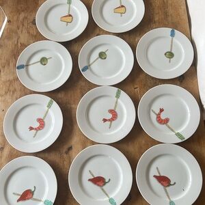 “Tidbits” aet of 11 Appetizer Plstes by Nancy Green for Crate&Barrel